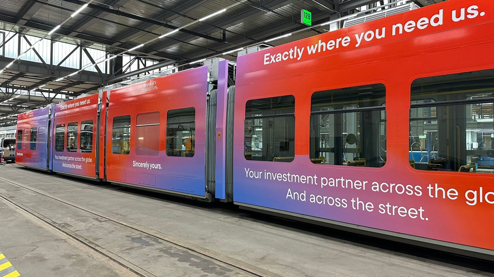 Aussenwerbung Tram · Referenz 6