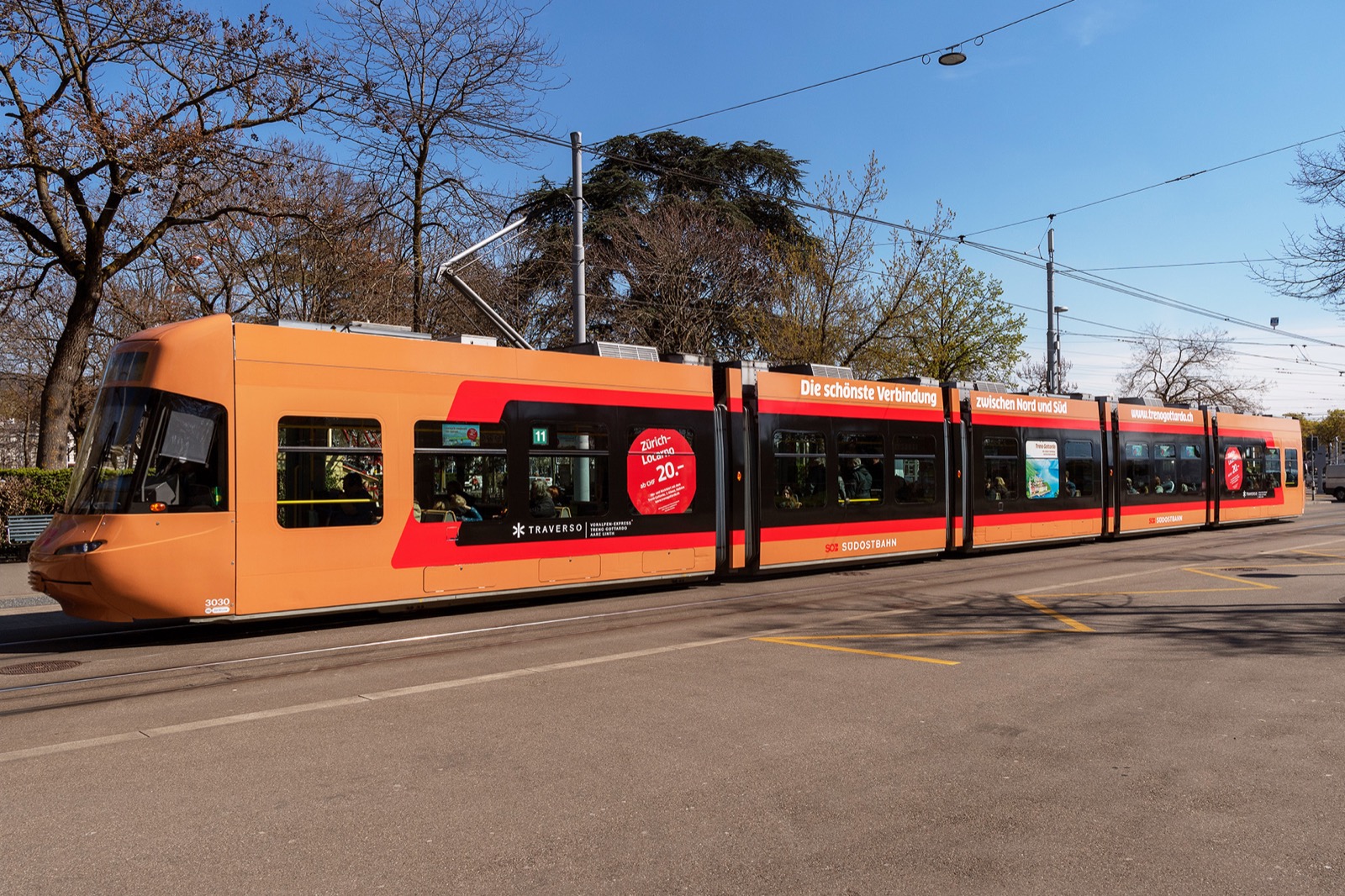 Aussenwerbung Tram · Referenz 12