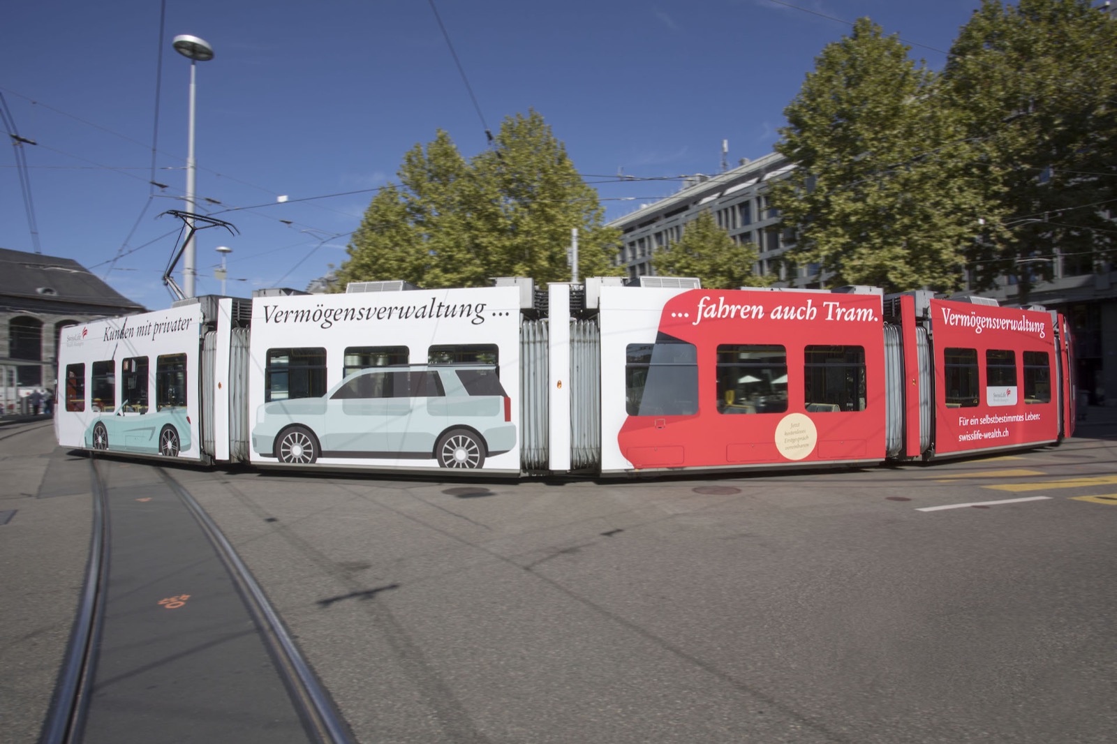Aussenwerbung Tram · Referenz 17