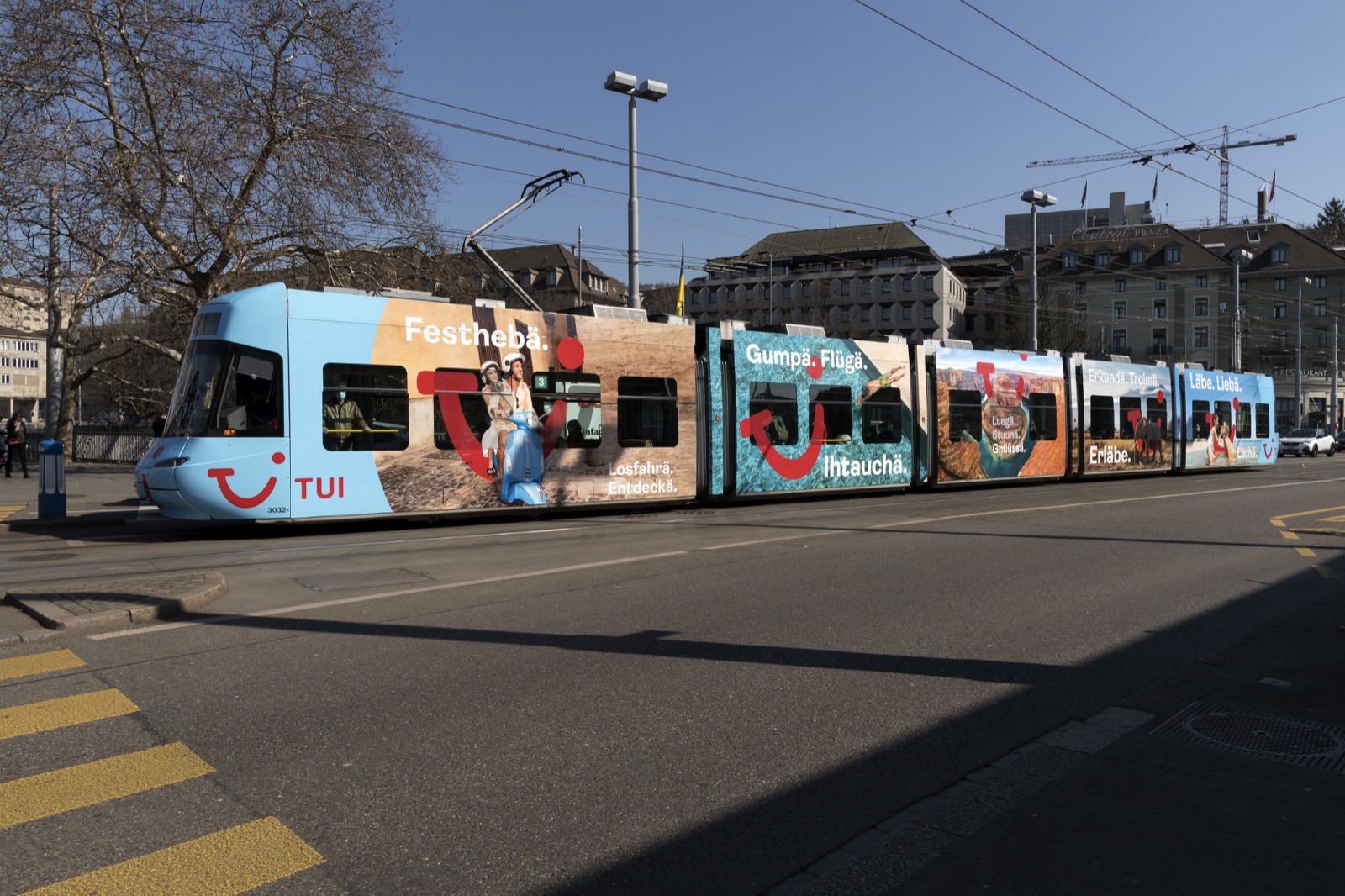 Aussenwerbung Tram · Referenz 21