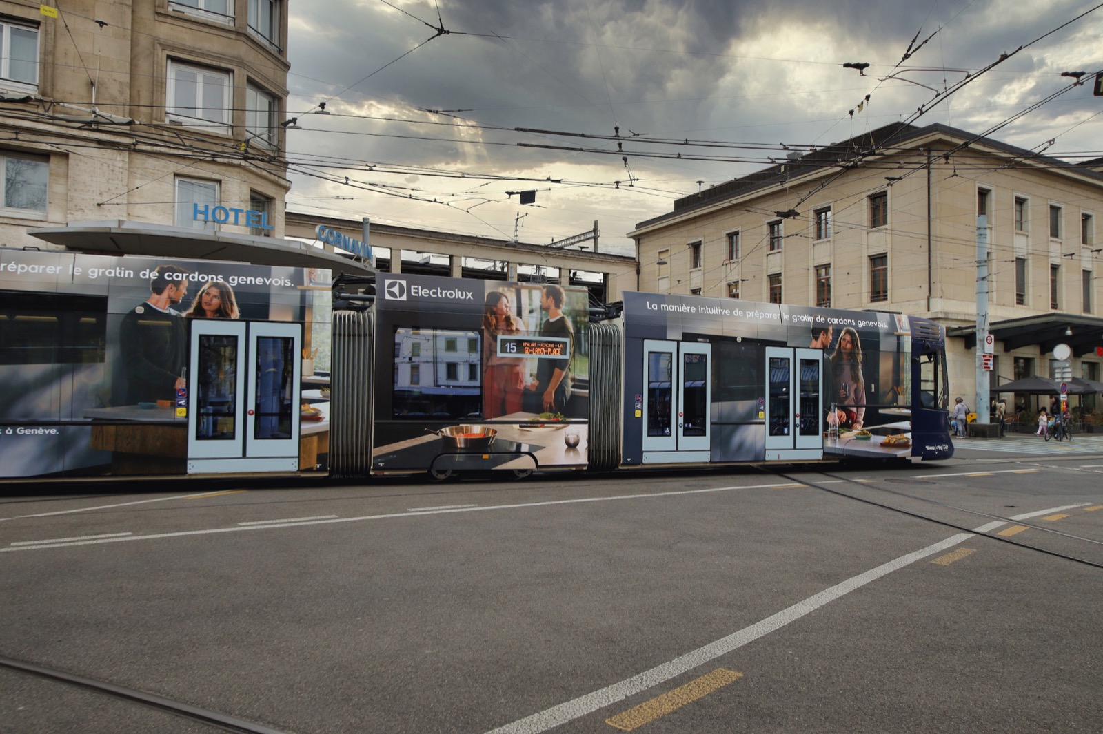 Aussenwerbung Tram · Referenz 22