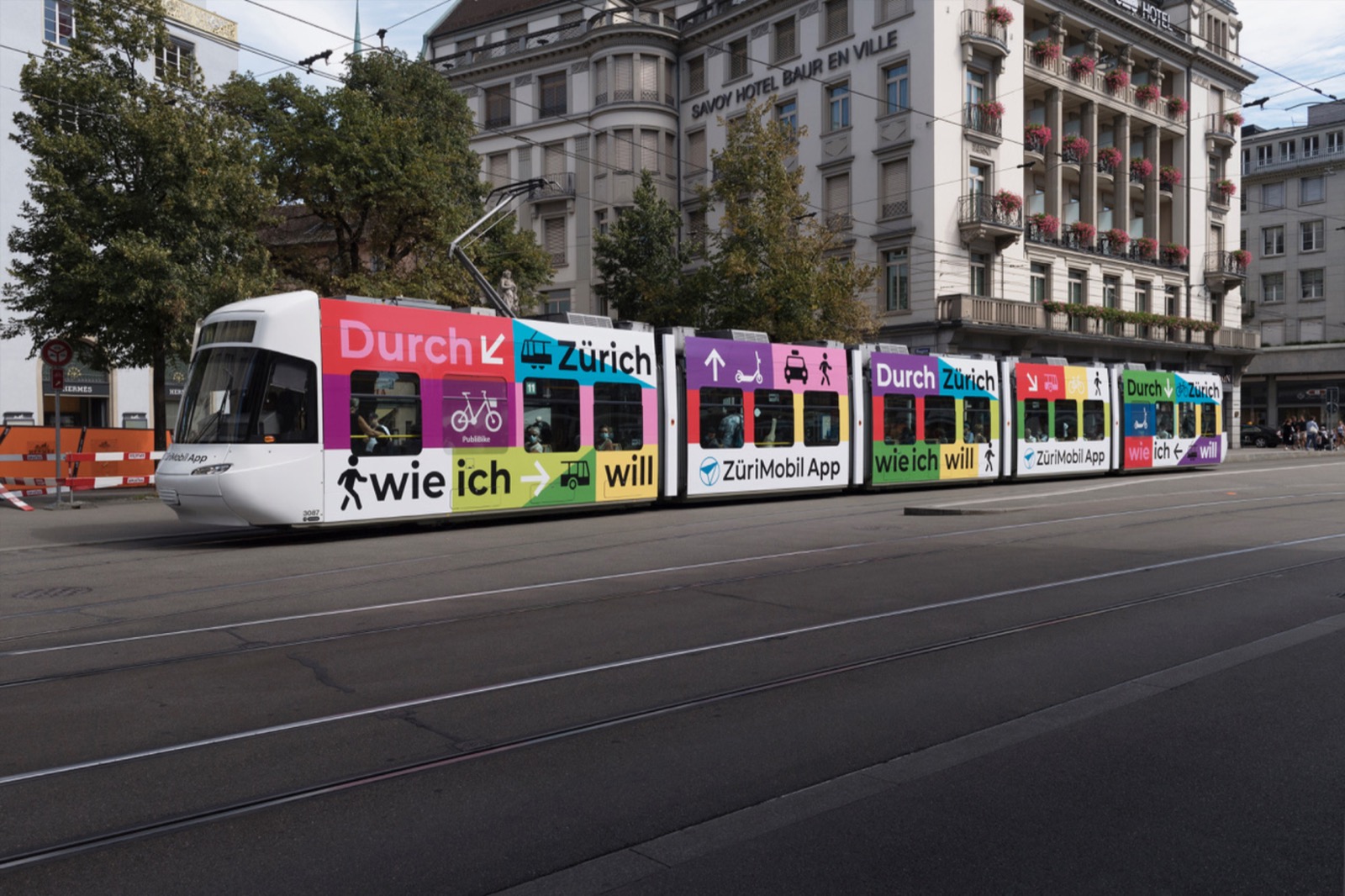 Aussenwerbung Tram · Referenz 26