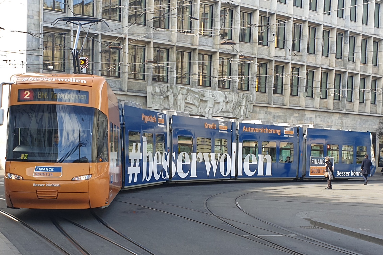 Aussenwerbung Tram · Referenz 30