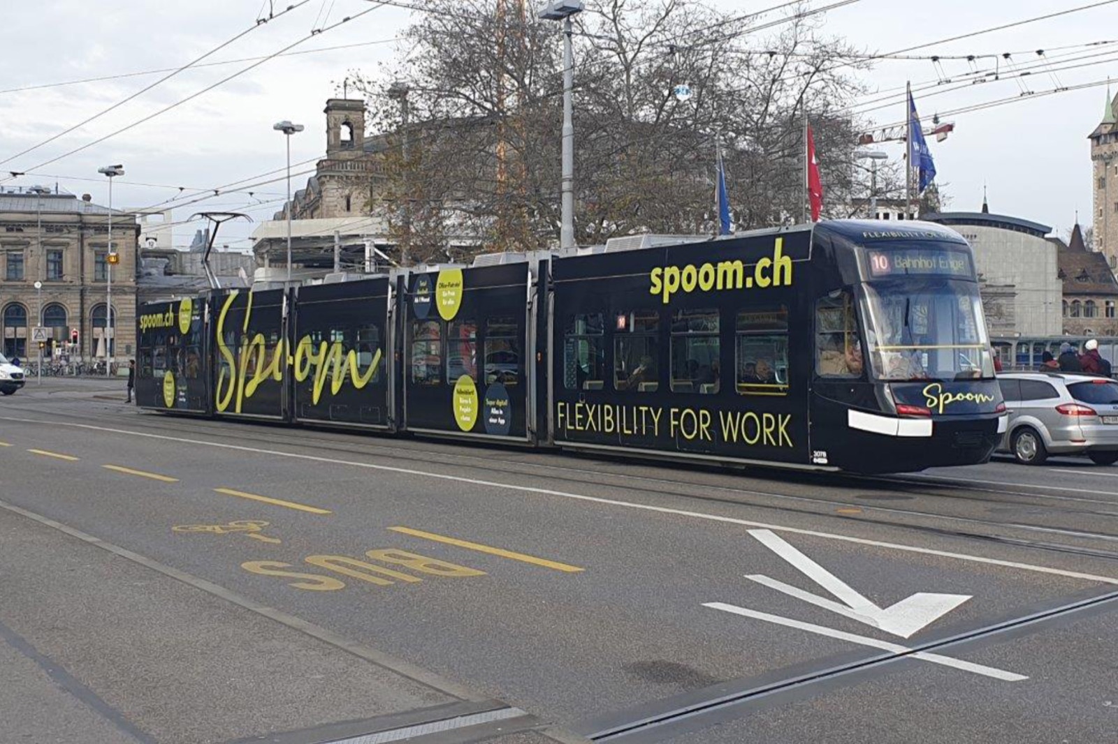 Aussenwerbung Tram · Referenz 31