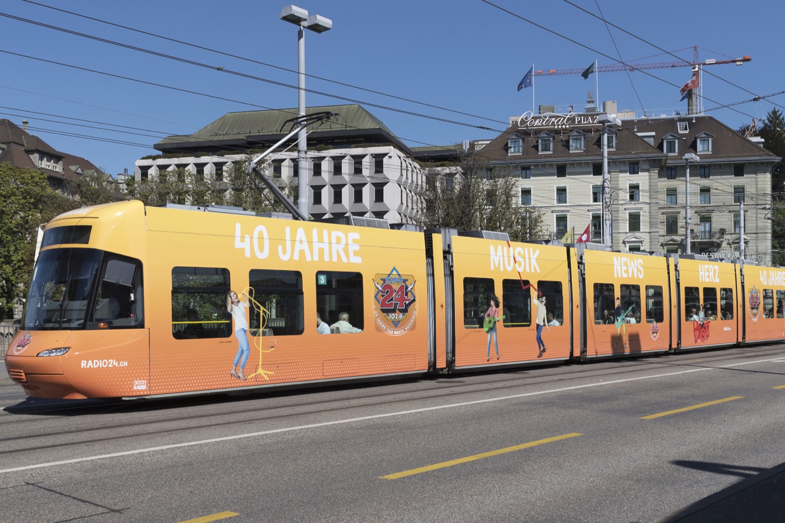 Aussenwerbung Tram · Referenz 35