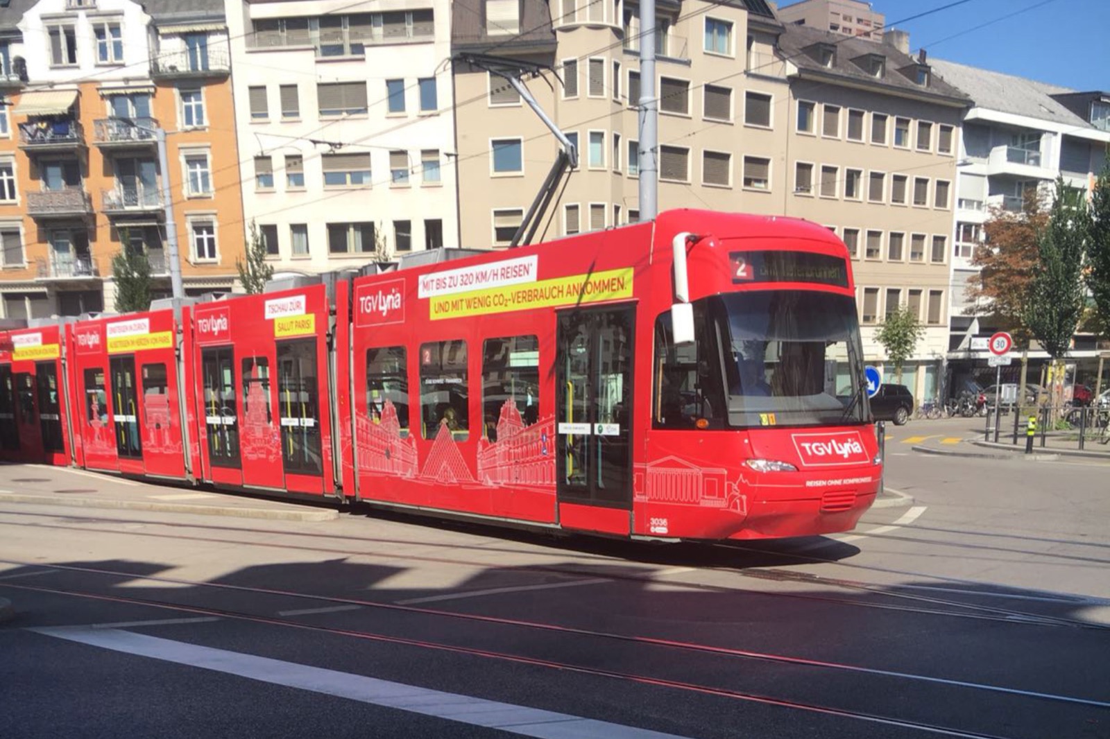 Aussenwerbung Tram · Referenz 36
