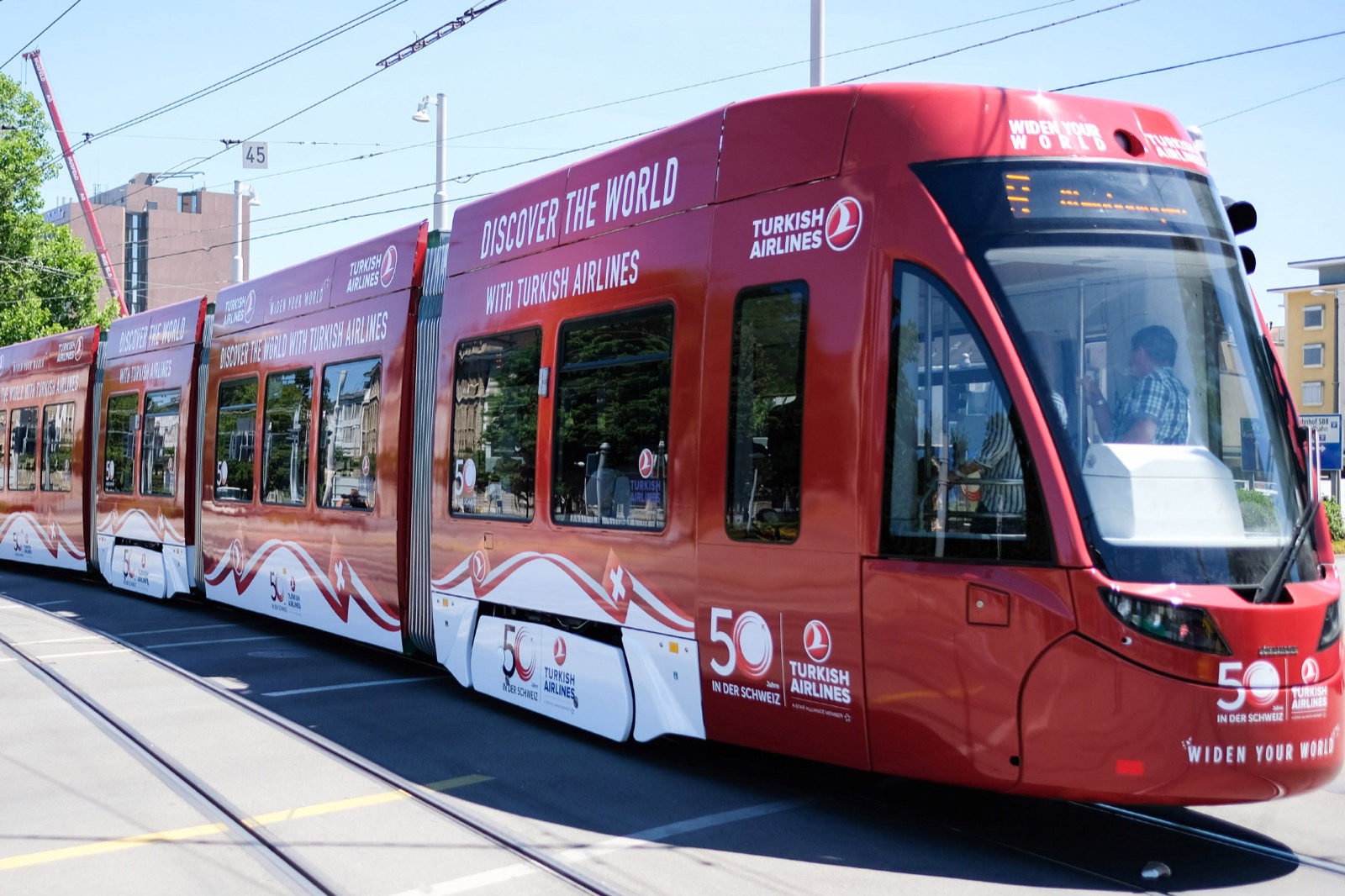 Aussenwerbung Tram · Referenz 40