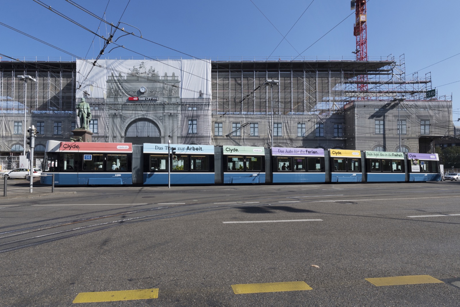Aussenwerbung Tram · Referenz 49