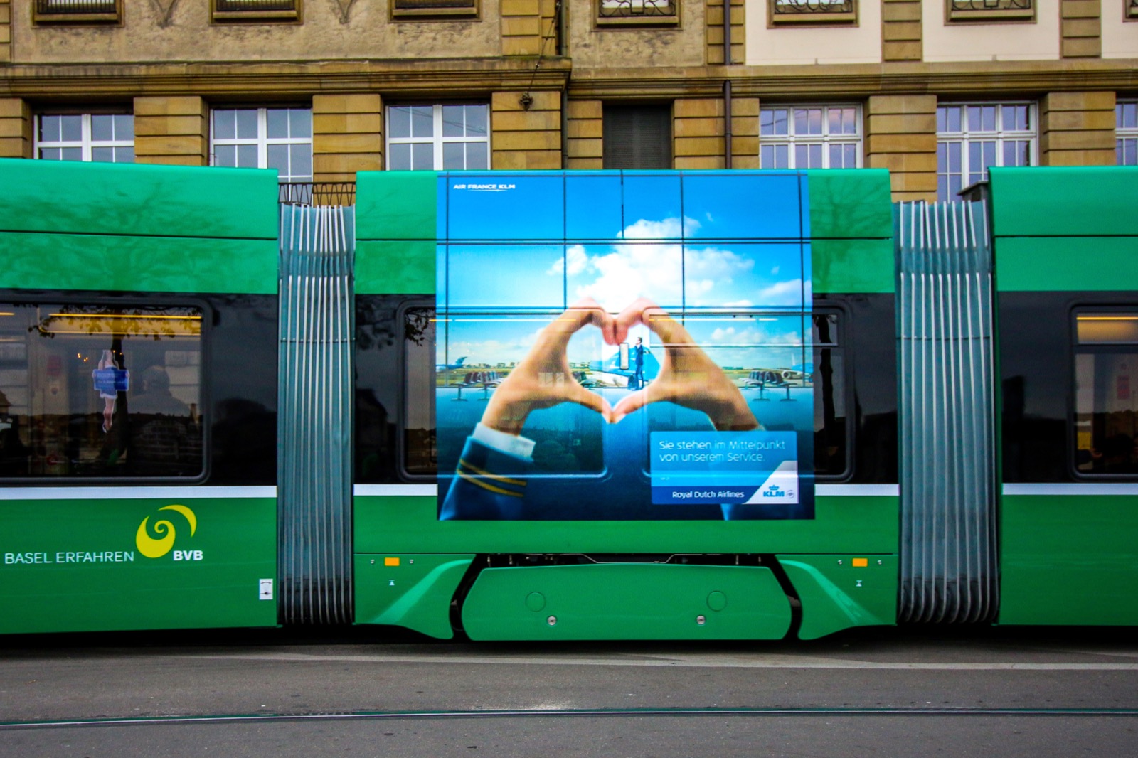 Aussenwerbung Tram · Referenz 53