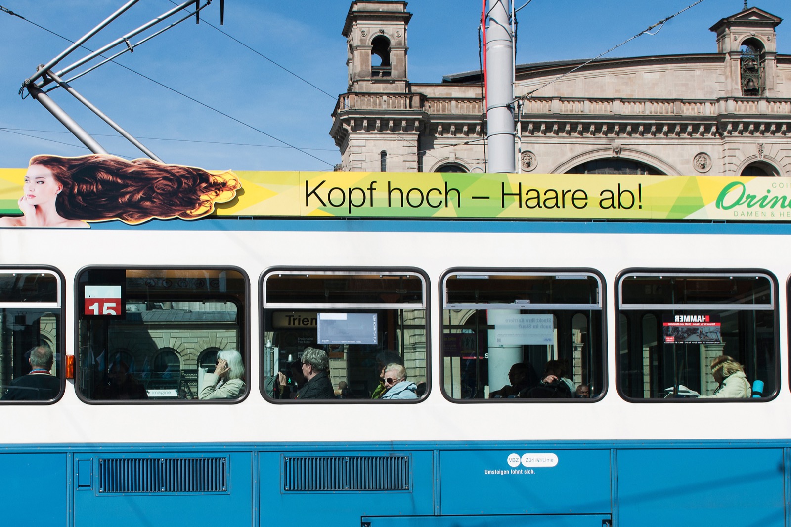 Aussenwerbung Tram · Referenz 54